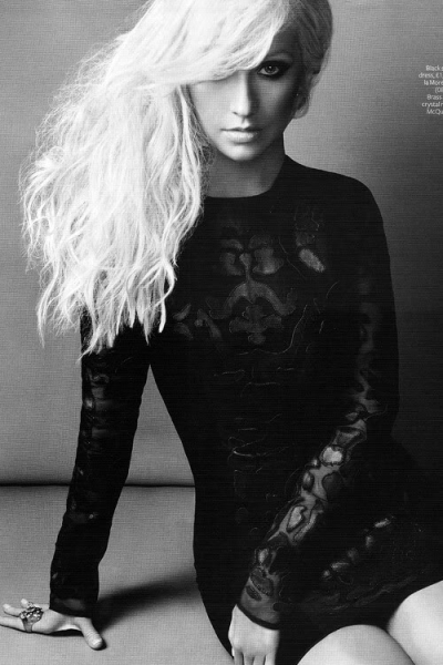 Christina Aguilera black & white collection